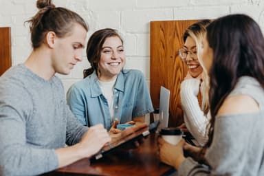 Tech People at Coffee Shop